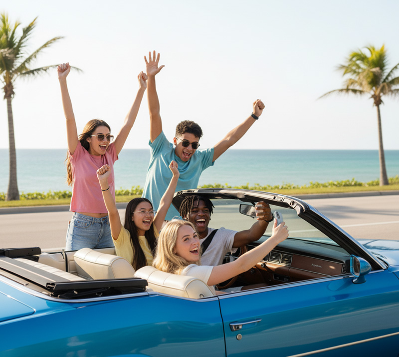 Young students learning online
